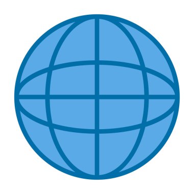 genel internet simgesi, vektör illüstrasyonu