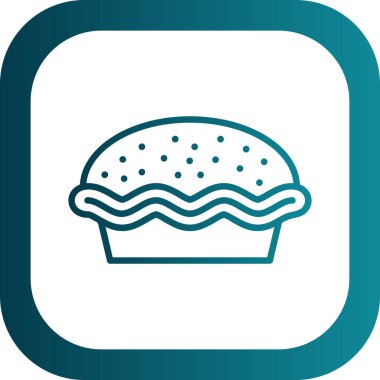 pasta simge vektör çizim  