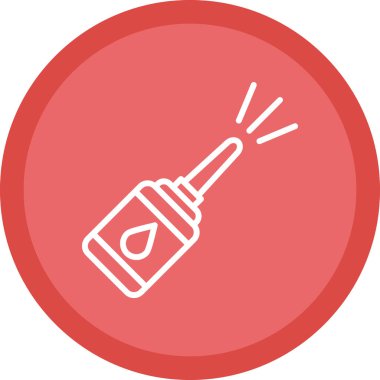 Burun spreyi ikonu. vektör illüstrasyonu                       