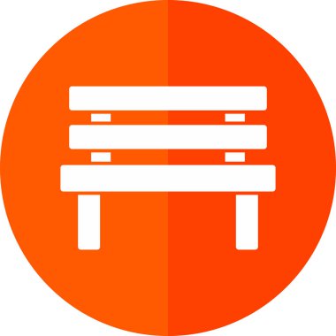 sandalye web vektör simgesi basit simgesi