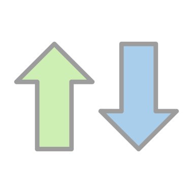 ok simgesi, vektör illüstrasyonu 