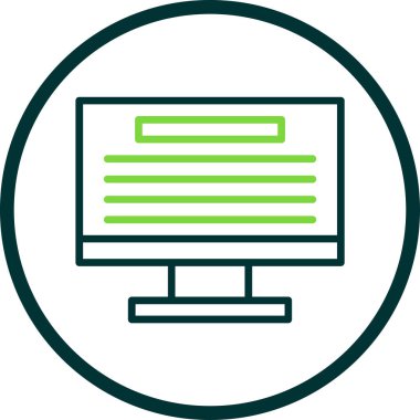 Web simgesini düz biçimde izle 