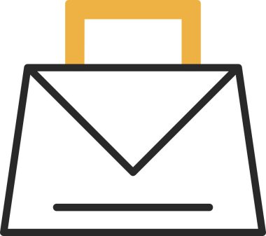 Zarf posta vektör simgesi