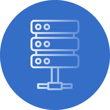 sunucu simgesi, vektör illüstrasyonu basit tasarım