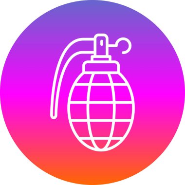 Bir gaz tankı simgesinin vektör çizimi