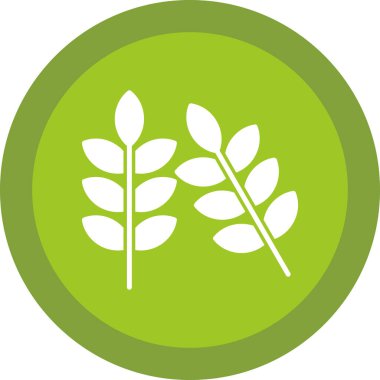 Buğday simgesi, vektör illüstrasyonu basit tasarım