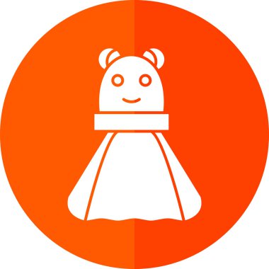 Sokulma oyuncağı simgesi, vektör illüstrasyonu 