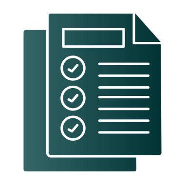 Dosya simgesi. Düz tasarım.