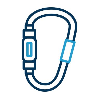 Karabina simgesi, vektör illüstrasyonu