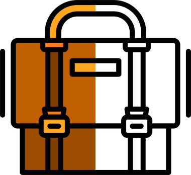  Evrak Çantası'nı web simge vektör çizim 