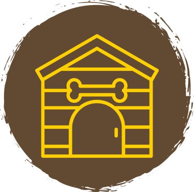 Ev simgesinin vektör illüstrasyonu