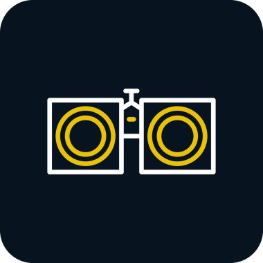 Grafiksel Dürbün vektör çizimi basit tasarım