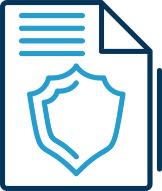 kalkan ikon vektör illüstrasyonu