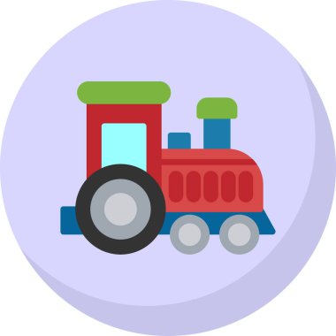 Toy train. web icon simple design