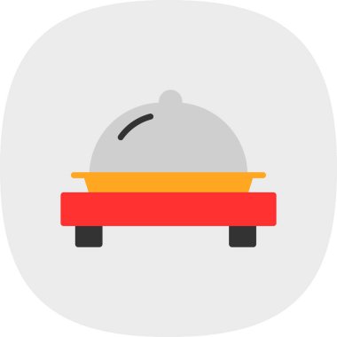 Gıda simgesinin vektör illüstrasyonu 