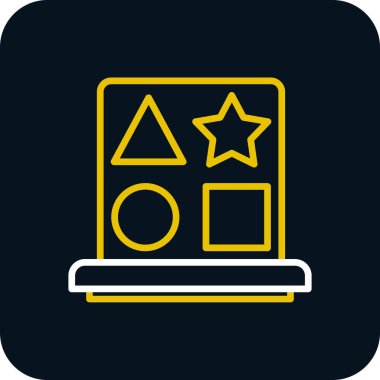 Web simgesi, eğitim kavramının vektör illüstrasyonu