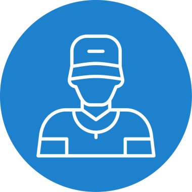 Beyzbol şapkası vektör illüstrasyonu