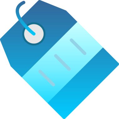 Kırmızı Etiket simgesinin vektör illüstrasyonu