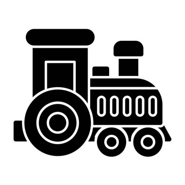 Toy train. web icon simple design