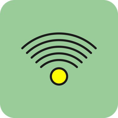 wifi simgesi vektör illüstrasyonu