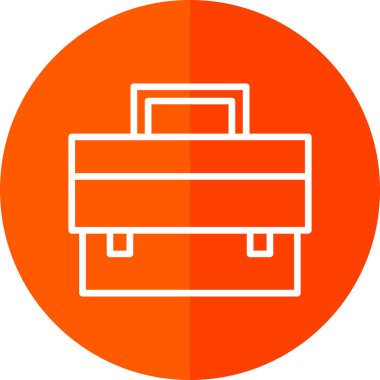  Evrak Çantası'nı web simge vektör çizim 