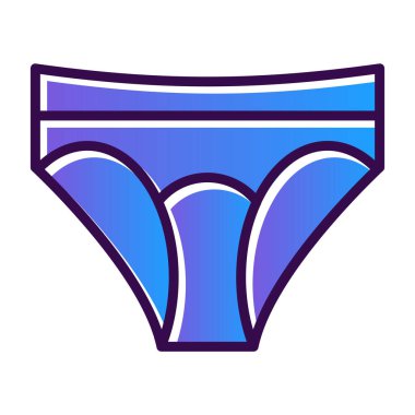 Pantolon. Web simgesi basit illüstrasyon