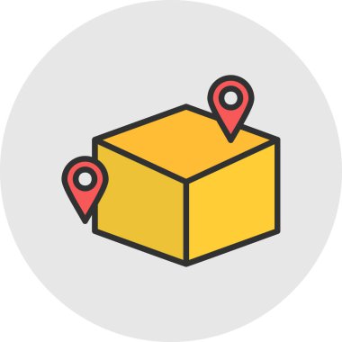 Düz vektör simgesi