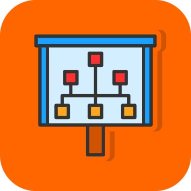 Oyun Stratejisi simgesi, vektör illüstrasyonu
