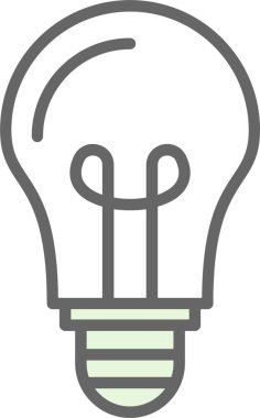 özet biçiminde ampul ışığı simgesi