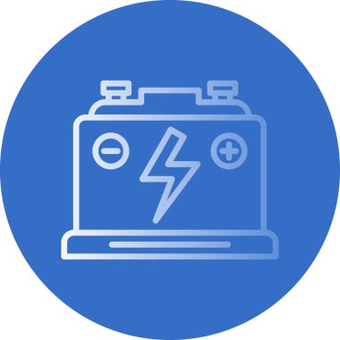 Pil. Web simgesi basit tasarım                       