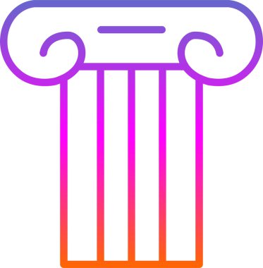 Modern bir simgenin vektör illüstrasyonu