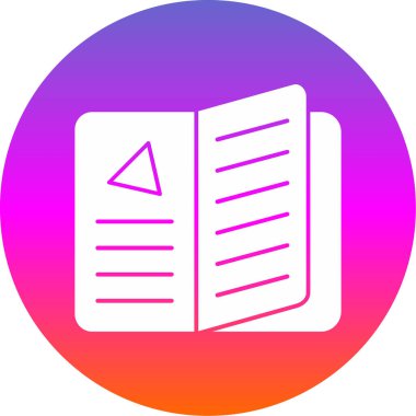 menü düz simgesi, vektör illüstrasyonu