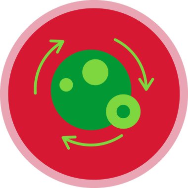 Modern çizgi sanatının eşsiz vektör simgesi