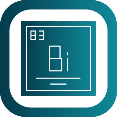 Modern b 'nin vektör illüstrasyonu eksik simgesi