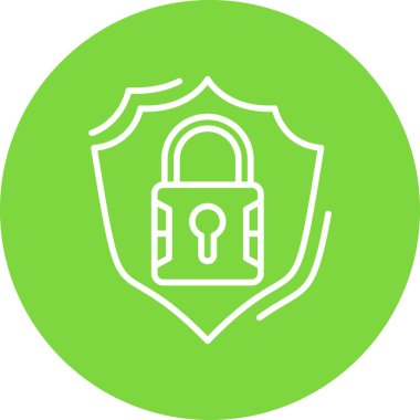 güvenli simge vektör çizim 