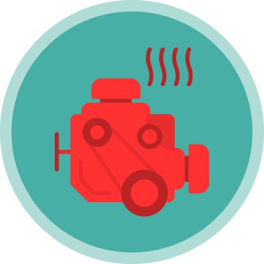 Benzin istasyonu modern ikon vektör illüstrasyonu