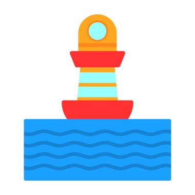 Simge vektör çizim şamandıra 