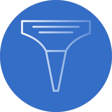 Bir kadın simgesinin vektör illüstrasyonu