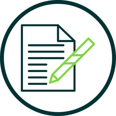 belge simgesi vektör illüstrasyonu