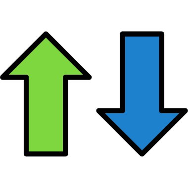 ok simgesi, vektör illüstrasyonu 