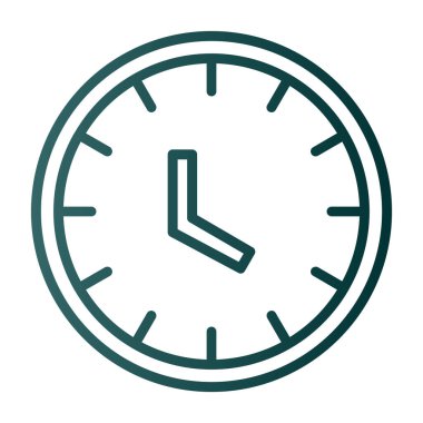 zaman, saat vektör simgesi, illüstrasyon 