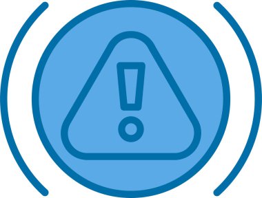 Uyarı işareti, vektör illüstrasyon simgesi