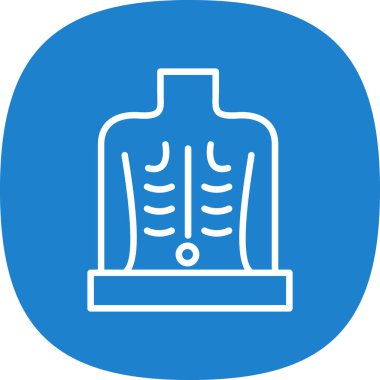 Spor salonundaki bir adamın vektör çizimi