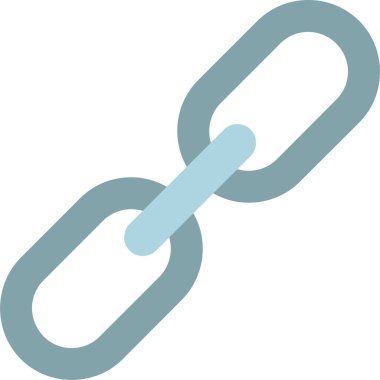 Zincir simgesi, vektör illüstrasyonu