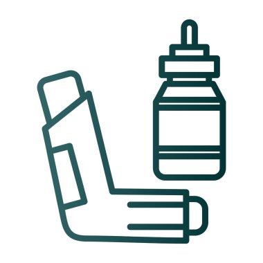 sigara ve duman vektör simgesi.