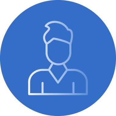 Vektör Adam Simgesi illüstrasyonu