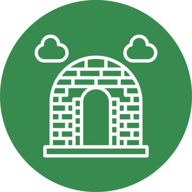 Köprü. Web simgesi basit illüstrasyon