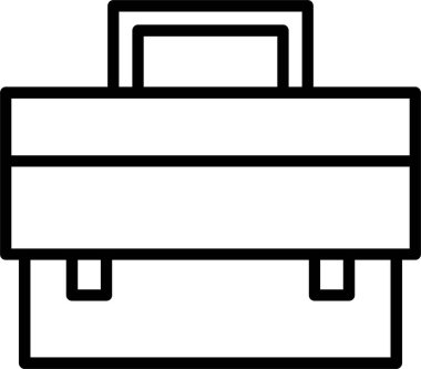  Evrak Çantası'nı web simge vektör çizim 