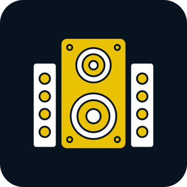 hoparlör simgesi, vektör illüstrasyonu basit tasarım