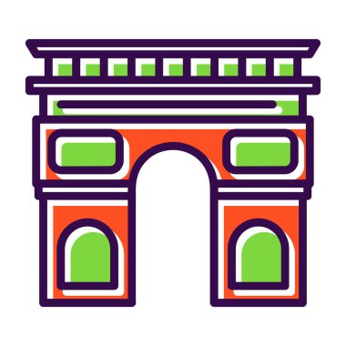 ikon vektör illüstrasyonu oluşturuyorum. mimari